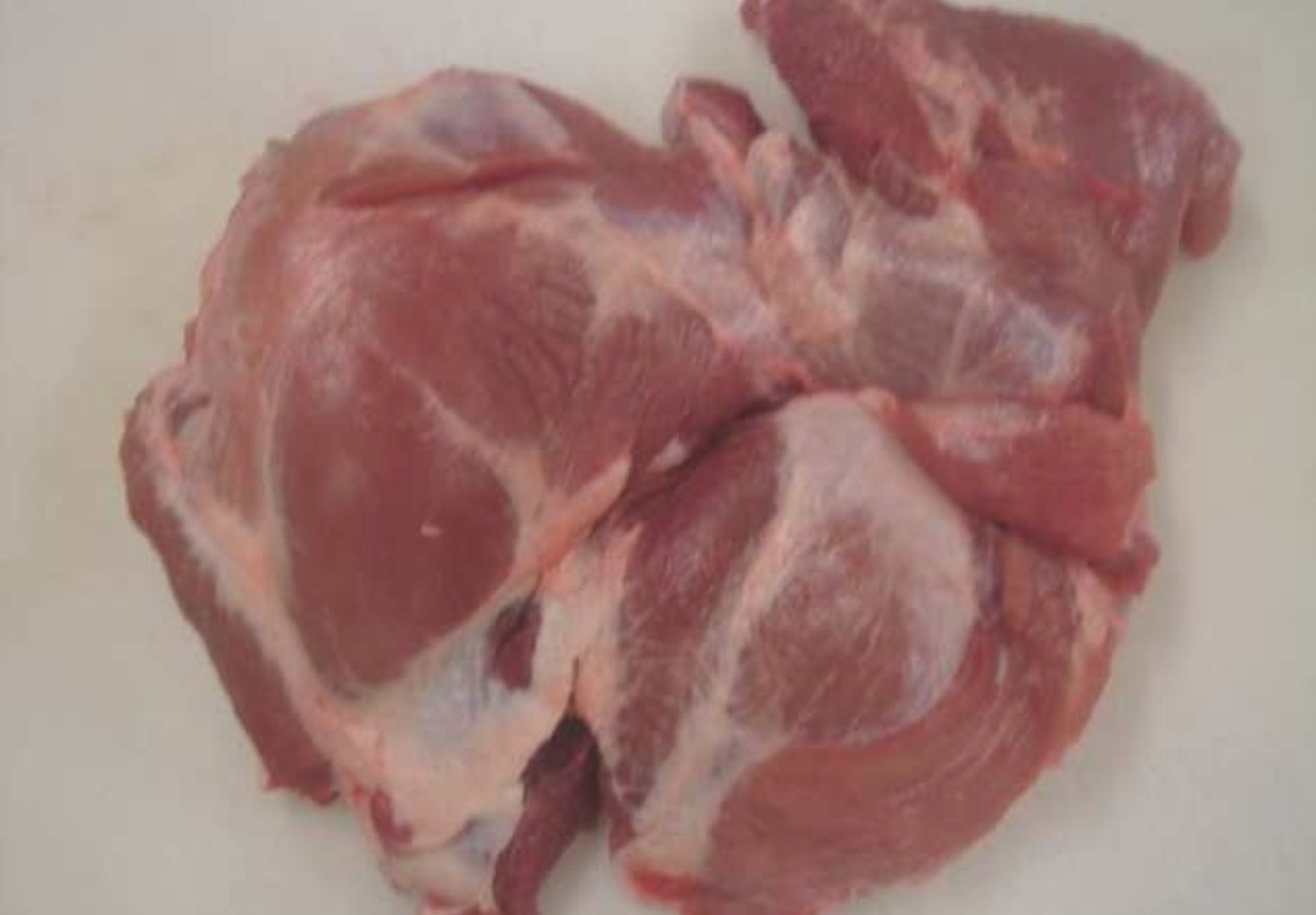 Boneless pork shoulder quality trim — SIF export grade