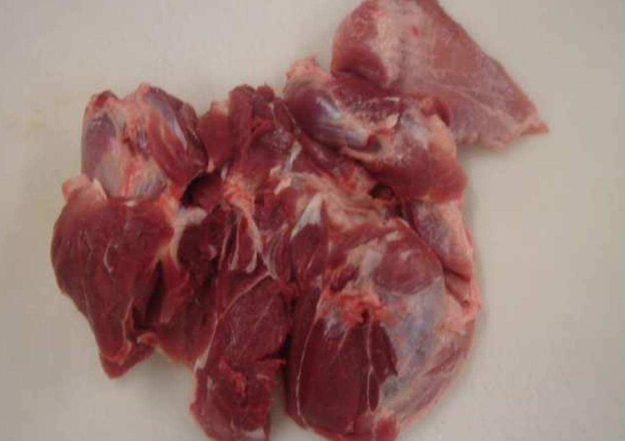 Boneless pork shoulder muscle detail — GACC registered quality